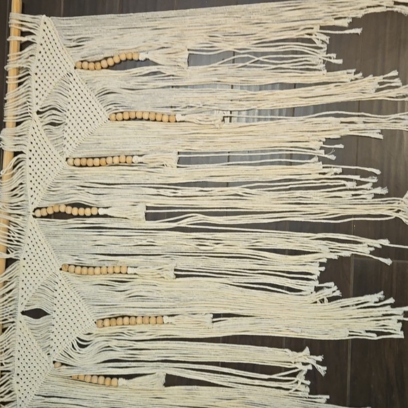 Macrame Scandinavian Hobo Wall Decor 41 X 41 NWOT - Picture 6 of 6